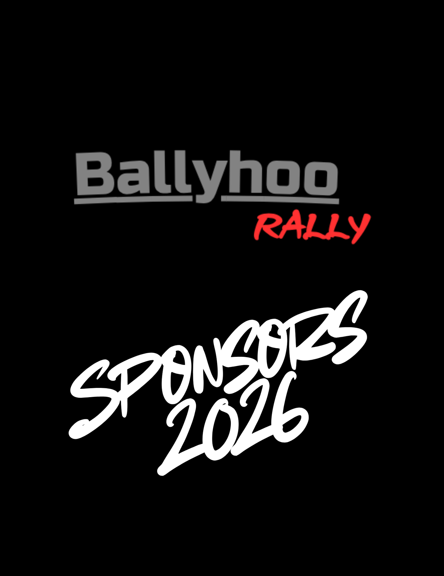 Sponsorship Packages for 2026 Season